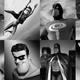 Clockwise from left: Splashdown, Stratogale, Thunderhead, Dynaguy, Meta Man. Continuing with: Downburst, Phylange, and Hypershock (killed by robot).